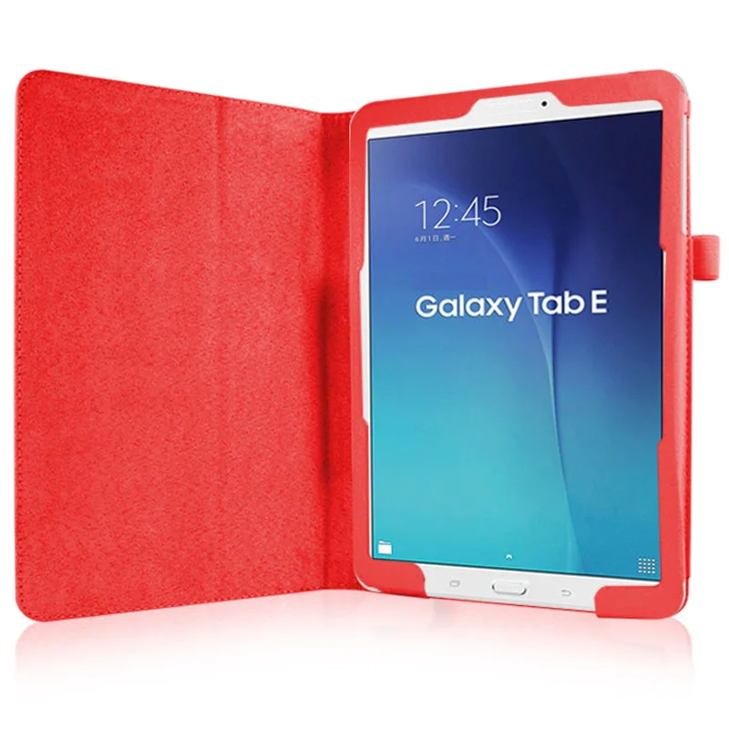 Чехол-книжка для Samsung Galaxy Tab E 9 6 искусственная кожа с подставкой в ассортименте. |