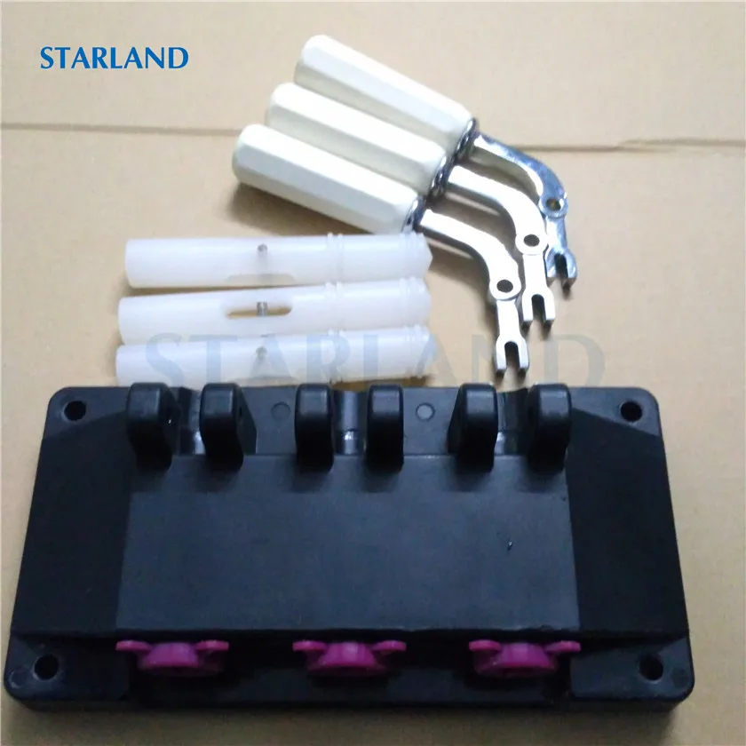 Front Panel Replacement Block Spare Parts with 3 Handles Accessories for XQ Ice Cream Machines