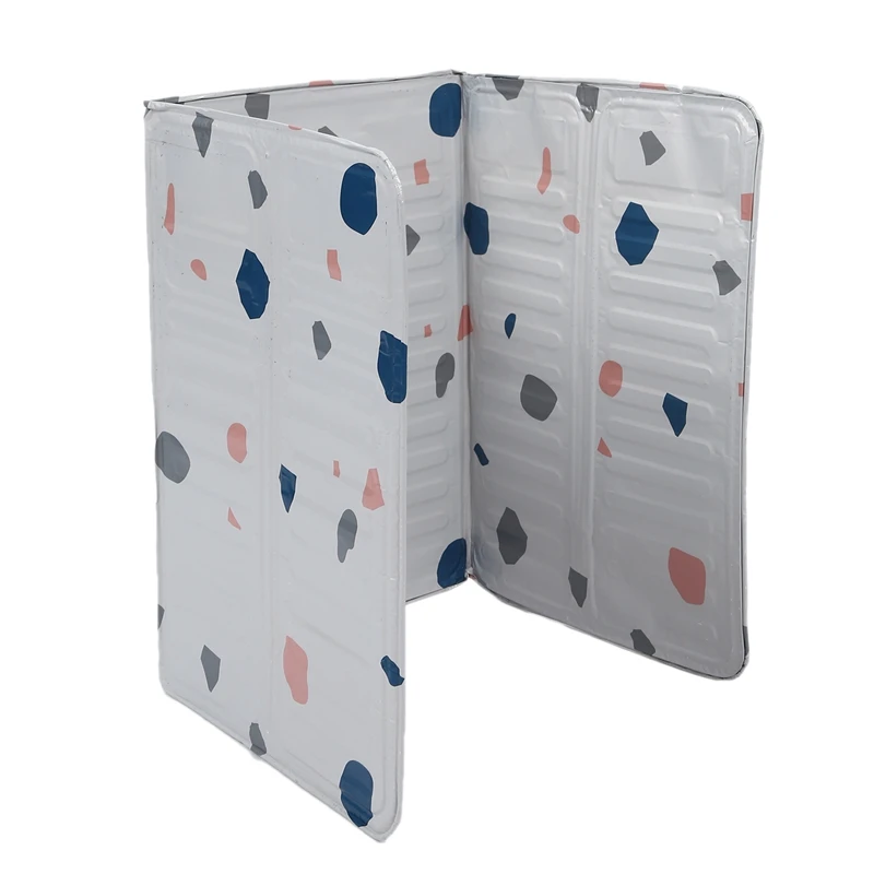 2 шт. набор щиток для защиты от брызг с геометрическим принтом алюминиевая фольга