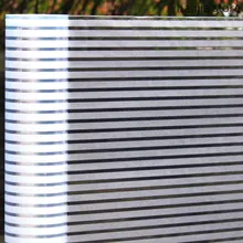 Новые виниловые наклейки на стекло для ванной комнаты, офиса, конференц-зала, длина 100 см, 3D полоски, самоклеящаяся пленка на окно, защита конфиденциальности, стекло