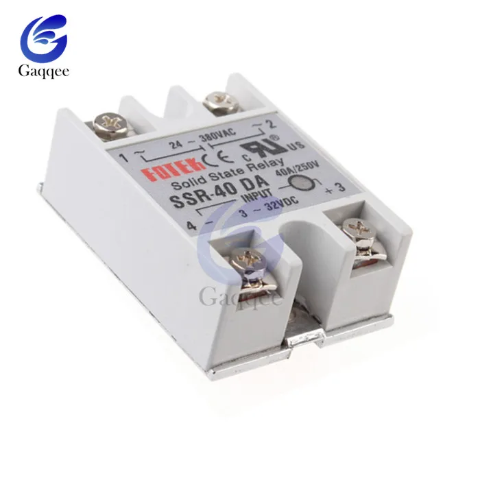 SSR-10DA SSR-25DA SSR-40DA 10A 25A 40A твердотельные реле Модуль одиночная фаза 3-32 В постоянного тока в переменный 24-380V AC SSR 10DA 25DA 40DA DMWD