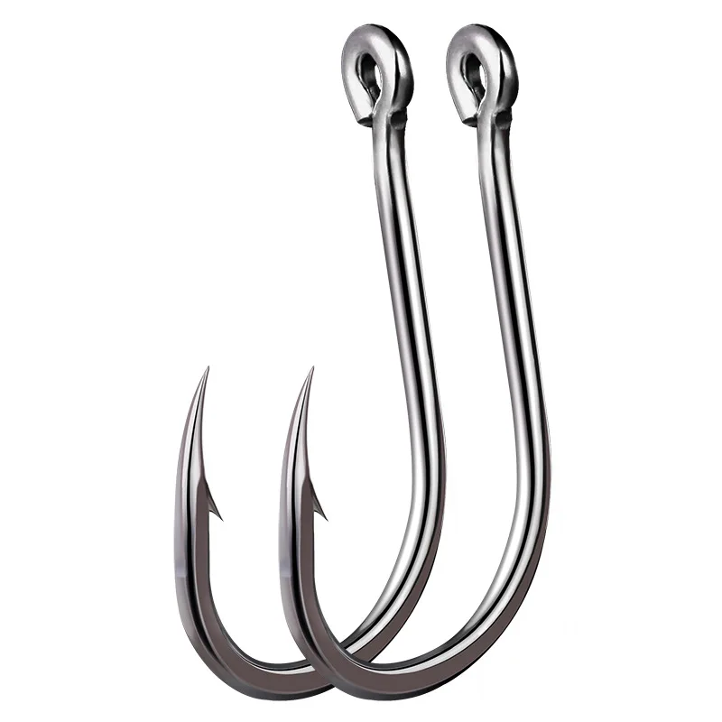 Hot Salling Box Fish Hook High Carbon Steel Barbed 3#-12# Series Fly Worm Pond Bait Bracket Fixture Hole Pesca | Спорт и развлечения