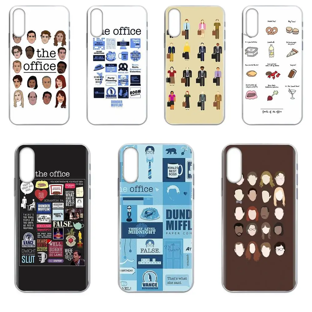 Коллекция офисной команды тонкий чехол из ТПУ для Samsung Galaxy A31 A51 A71 5G A81 A90 A91 A01 A11 M31 S11