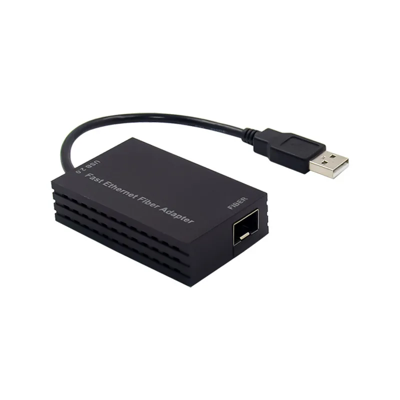 

USB2.0 Fast ethernet fiber adapter sfp AISX AX88772C USB A to Single Optical Port SFP Optical Fiber LC