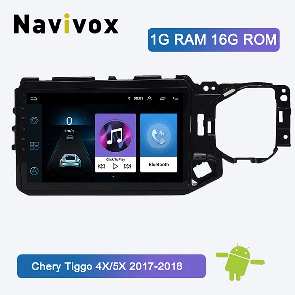 Navivox 10 дюймов Android 8,1 для Chery Tiggo 4X/5X2017 rom 16 ГБ Автомобильный gps плеер радио Поддержка TPMS SWC - Цвет: 1G RAM 16G ROM