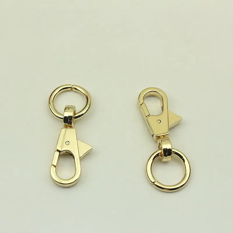 30Pcs 15mm Bag Metal Hanging Buckles Dog Collar Webbing Hanger Lobster Clasp Swivel Trigger Clips Snap Hook DIY Accessories