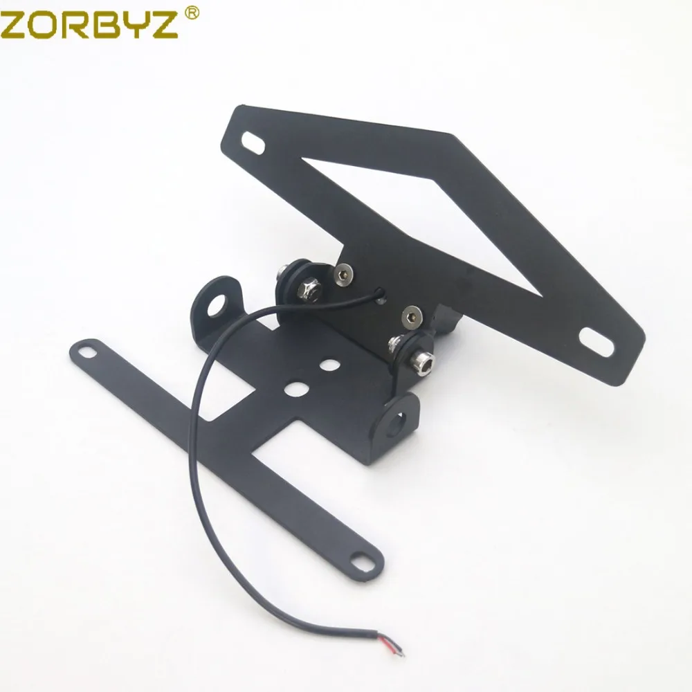ZORBYZ мотоцикл черный металлический задний фонарь крепление СВЕТОДИОДНЫЙ номерной знак кронштейн держатель для Benelli 752s