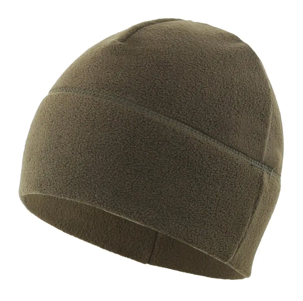 Army Green Connectyle, мужская и женская дышащая зимняя шапка, мягкая флисовая Шапочка, одноцветная теплая Толстая шапка с черепом, уличная Кепка, Повседневная Кепка - Цвет: Army Green