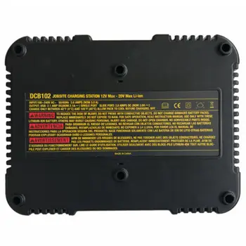 

Tool Accessory Dcb102 Double Li-Ion Battery Charger Usb Out 5V For Dewalt 10.8V 12V 14.4V 18V Dcb101 Dcb200 Dcb140 Dcb105 Dcb200