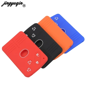 

10pcs/lot Silicone 4 Buttons Smart Card Key Case Cover FOB For Mazda 5 6 8 CX-7 CX-9 Smart Card Remote Key 4 Button Case Skin