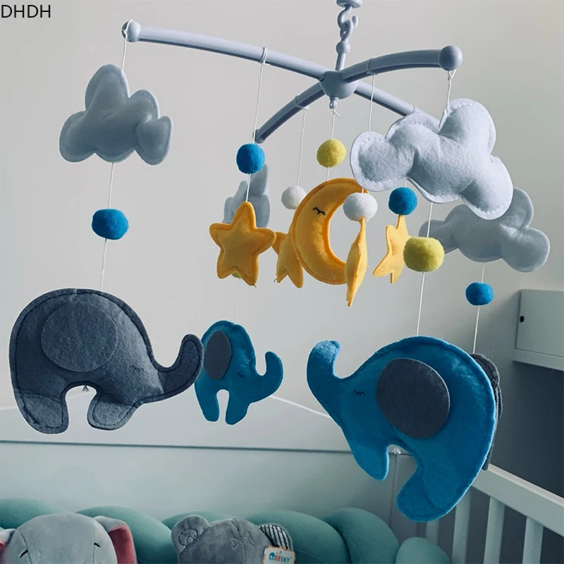 Baby Mobile Rattles Toys 0-12 Months For Baby Newborn Crib Bed Bell Toddler Rattles Carousel Educational Toys Children Gift