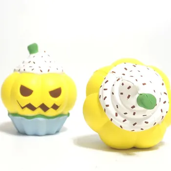 

Zhenwei 1 Pc Pumkin Iceream Squeez Halloween Gift PU Slow-rebound Toy New Style Squishy Ice Cream Toys Squishy Slow Rising