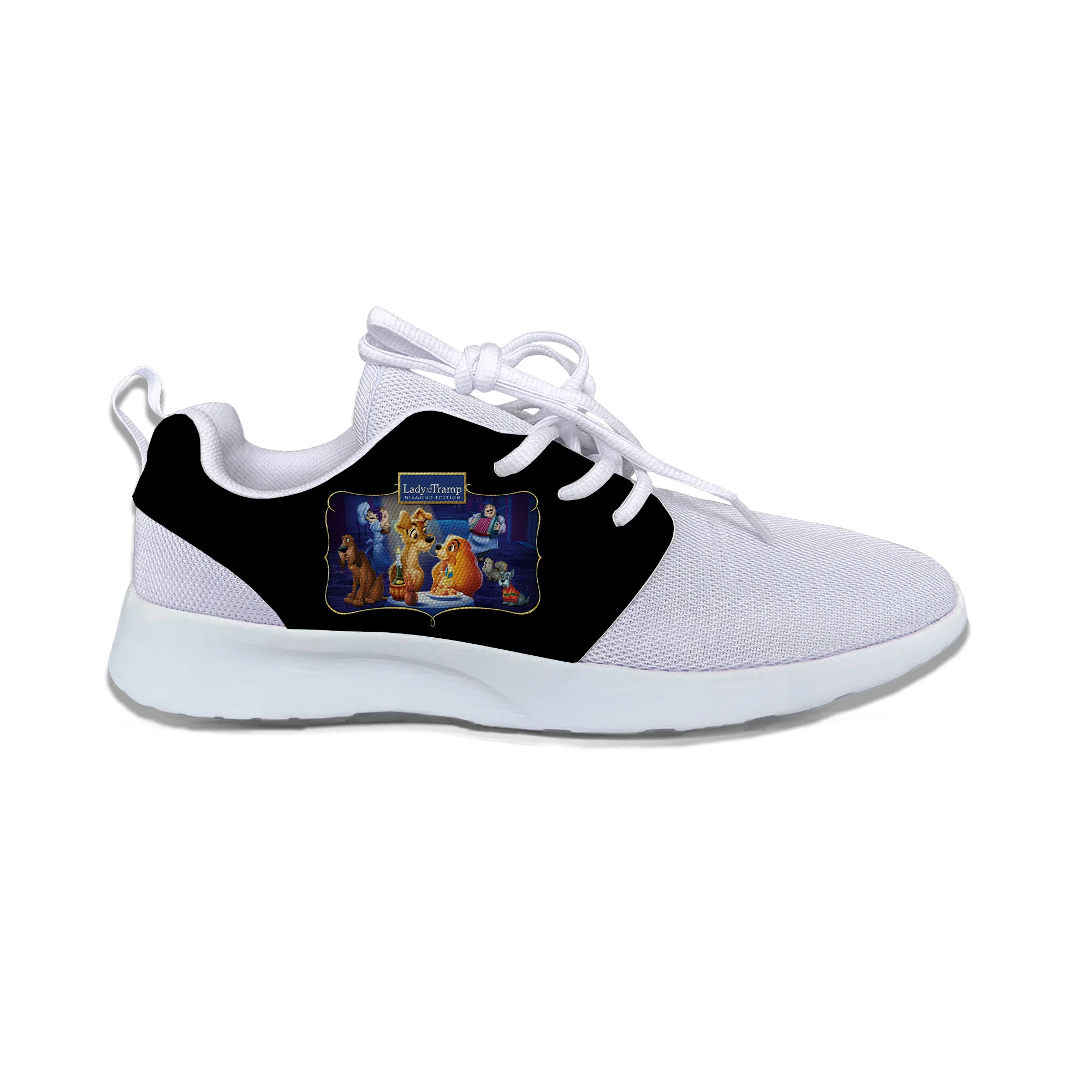 

Lady and the Tramp Trusty Cartoon 3D Print Kids Boys Girls Sneakers Children Breathable Lightweight Sports Running Casual Shoes