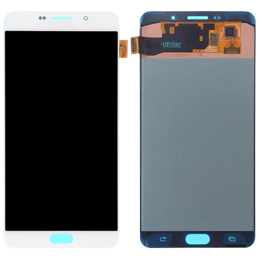 Белый IPartsBuy ЖК-экран и дигитайзер полная сборка для Galaxy A9 Pro()/A910F - Цвет: Белый