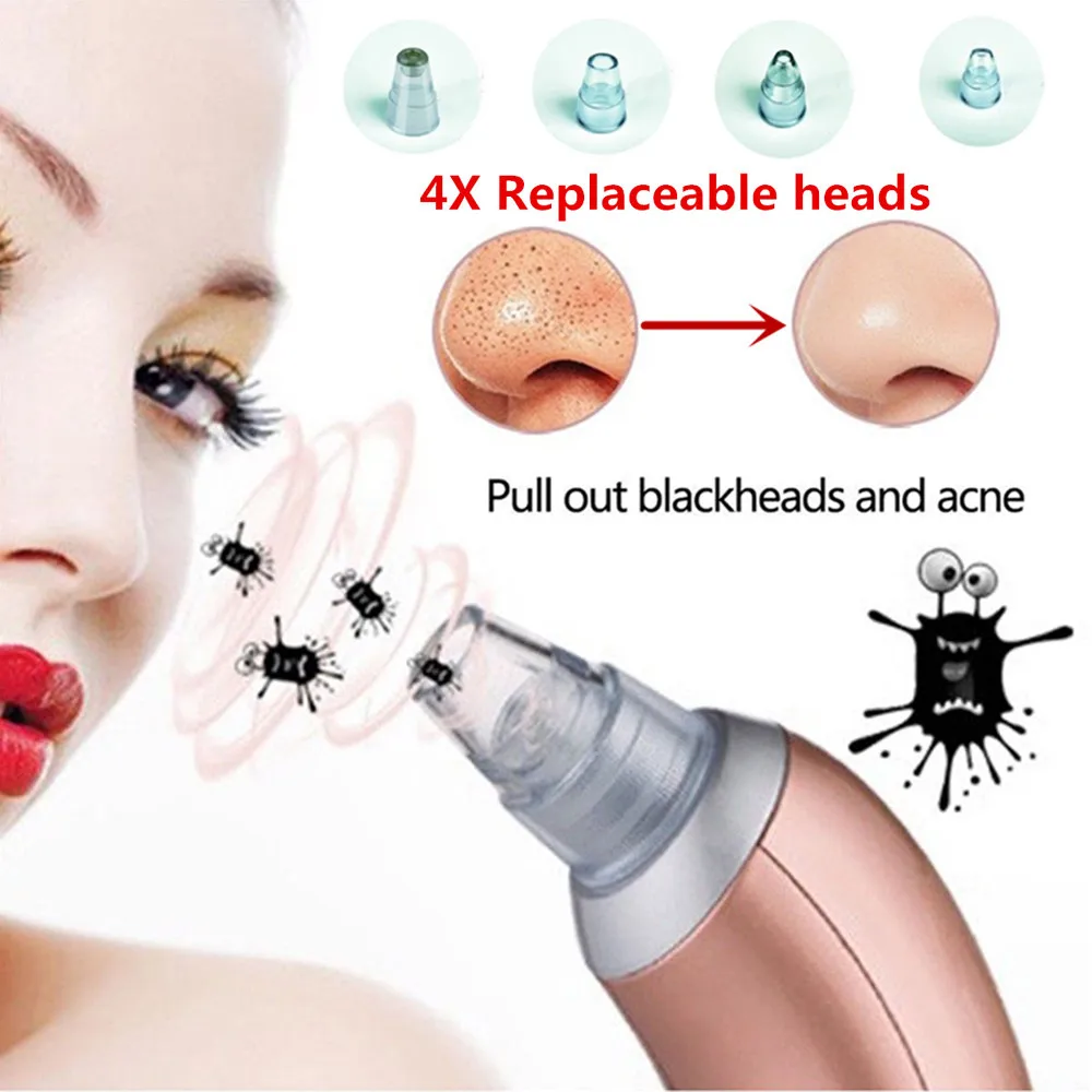 

Microdermabrasion machine Electric Nose Pore Cleaner Deep Cleanser Facial Vacuum Blackhead Acne Remover D30916