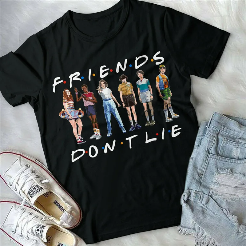 

Friends Don't Lie Stranger Things Season 3 Hilarious Hawkins Upside Down Tops