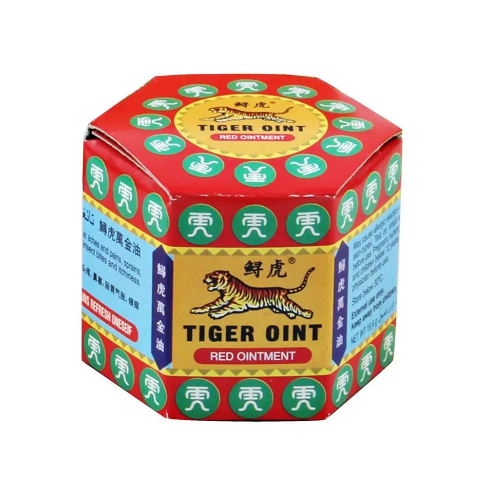 Red Tiger Balm Ointment Painkiller Ointment Muscle Pain Relief Ointment Soothe Itch Essential Balm Headache Dizziness Essential Red Tiger Balm Ointment Painkiller Ointment Muscle Pain Relief Ointment Soothe Itch Essential Balm Headache Dizziness Essential