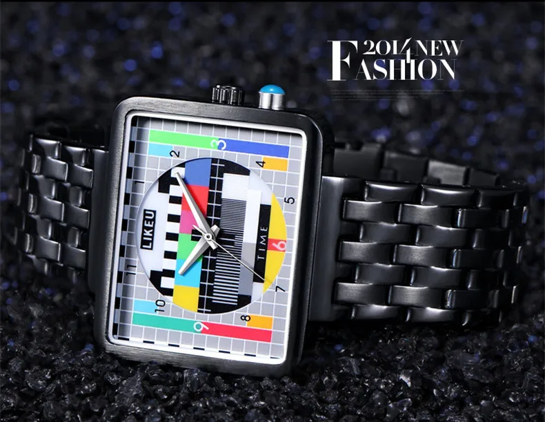 2021 new TV watch male and female luminous creative personality female watch student fashion electronic quartz watch