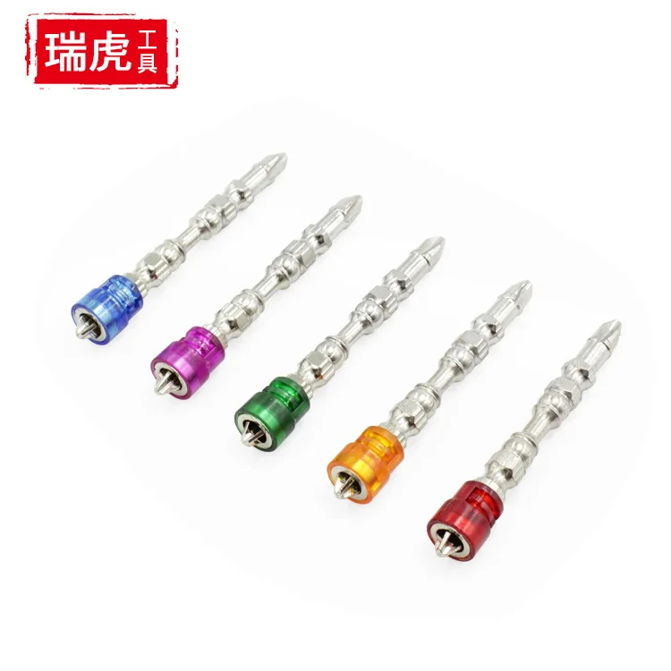 

Color Magnetosphere shi zi pi tou dan shuang tou Electric Screwdriver Bits Screwdriver Head Desan 65 Mm/110 Size Set