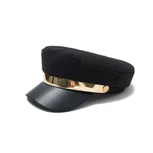 Модный шерстяной берет, шапка в стиле милитари, модные шапки для женщин, плоские шляпы, армейский слюнявчик, военная Кепка, восьмиугольная кепка