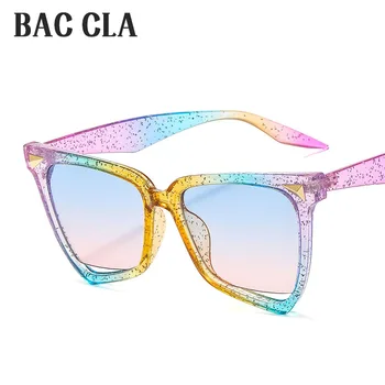 

BAC CLA Leopard Print Rainbow Cat Eye Sunglasses Ladies Retro Brand Design Retro Sunglasses Women Ladies Glasses UV400