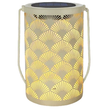 

Solar Lantern Light for Decor - Outdoor Tabletop Lanterns Waterproof Lamp Hanging Garden Lights with Handle Decorations