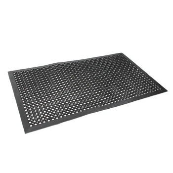 

Bar Kitchen Industrial Multi-functional Anti-fatigue Drainage Rubber Non-slip Hexagonal Mat 150*90cm PI669