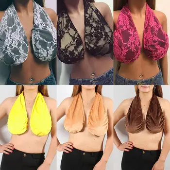 

Women breast-feeding tube top Lace bra bath towel hanging neck tube top Sport Towel Bra Breathable Towel bra Halter Tops Wrap