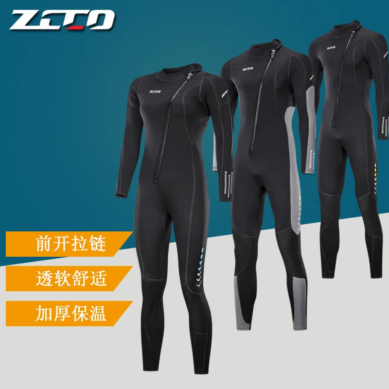 

3MM Neoprene Wetsuit Men Surf Scuba Diving Suit Equipment Underwater Fishing Spearfishing Kitesurf Clothing Wet Suit Equipments