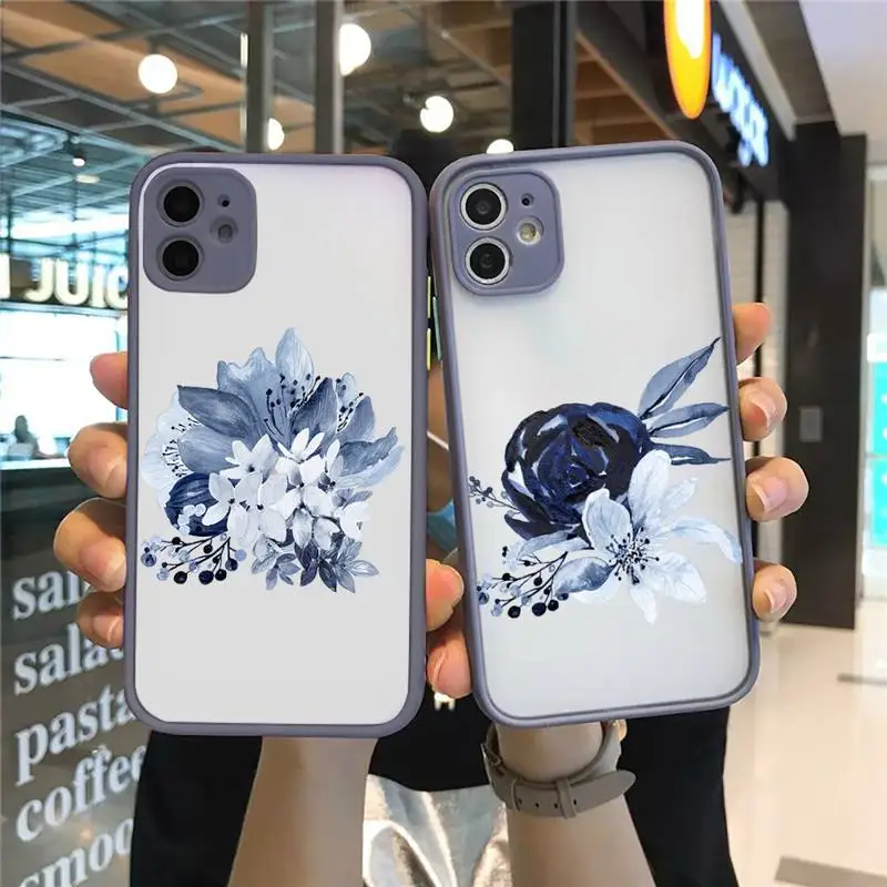 Чехол для Телефона iPhone 12 11 Mini Pro XR XS Max 7 8 Plus X матовый прозрачный серый чехол с
