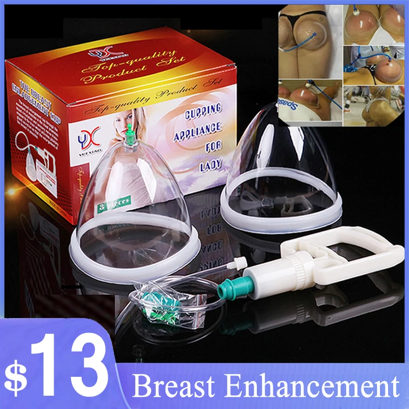 

Breast & Buttocks Grow Enhancement Pump Lifting Vacuum Suction Cupping Suction Machine Female Therapy Device 40