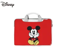 Disney New Cartoon Cute Laptop Protective Cover Portable Multifunctional Durable Messenger Business Bag Mickey Computer Handbag