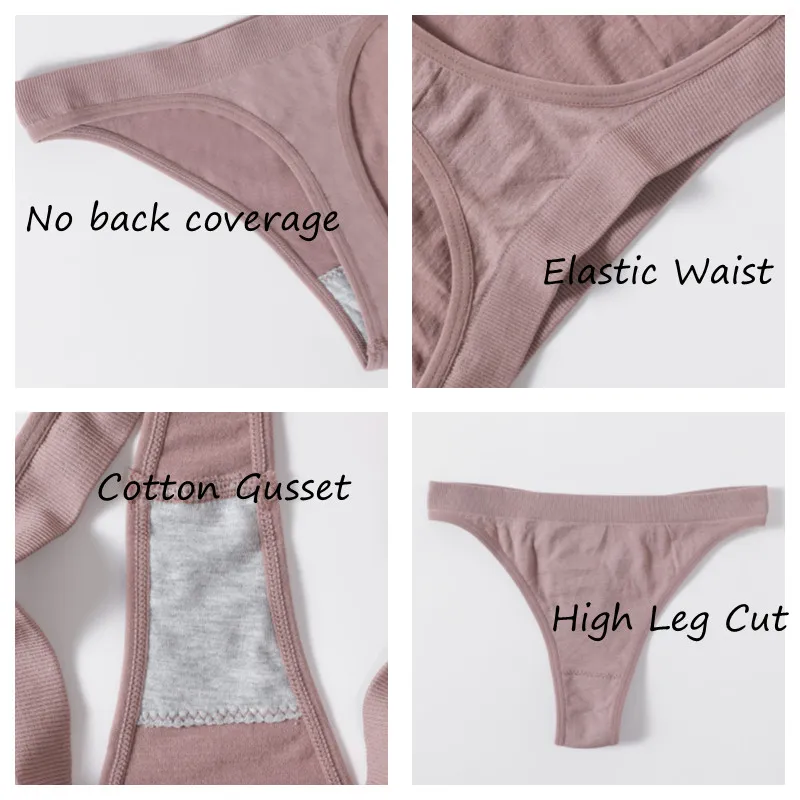 Women Lingerie Set Women Seamless Bra And Panties Set High Waist Thongs Female Sexy Wire Free Brassiere Comfort Unlined Underwear Set