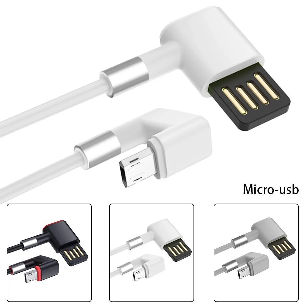 1Pc U-Bentuk Ponsel Kabel Data USB Mikro/Tipe-C untuk Kabel S8 mi8 2A Data Cepat Xiaomi S9 Pengisian Trans W4G3