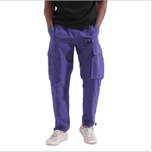 Мужские многоцветные брюки-карго, мужские повседневные брюки с несколькими карманами, большие брюки, мужская верхняя одежда, прямые Слаксы, длинные брюки, спортивная одежда для мужчин s