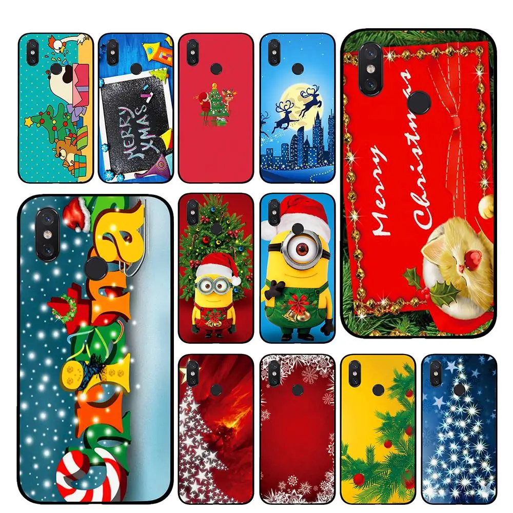 Christmas Pictures For Xiaomi Redmi GO 4 5 6 7 Pro 4A 4X 5A 5Plus 6A cases cover