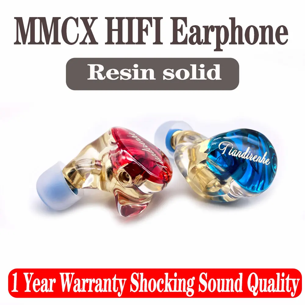 Наушники MMCX изготовленные на заказ однотонные полимерные Hi Fi наушники вкладыши