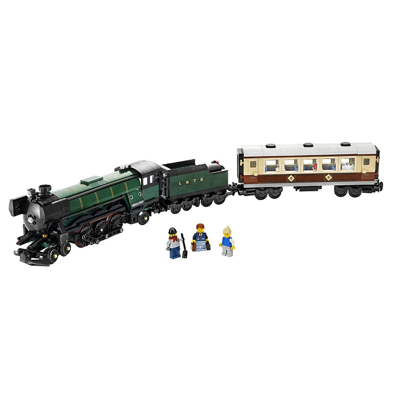 

985pcs Technic Series Emerald Night Train Model Building Kit Block Bricks Compatible Legoinglys Technic Toys