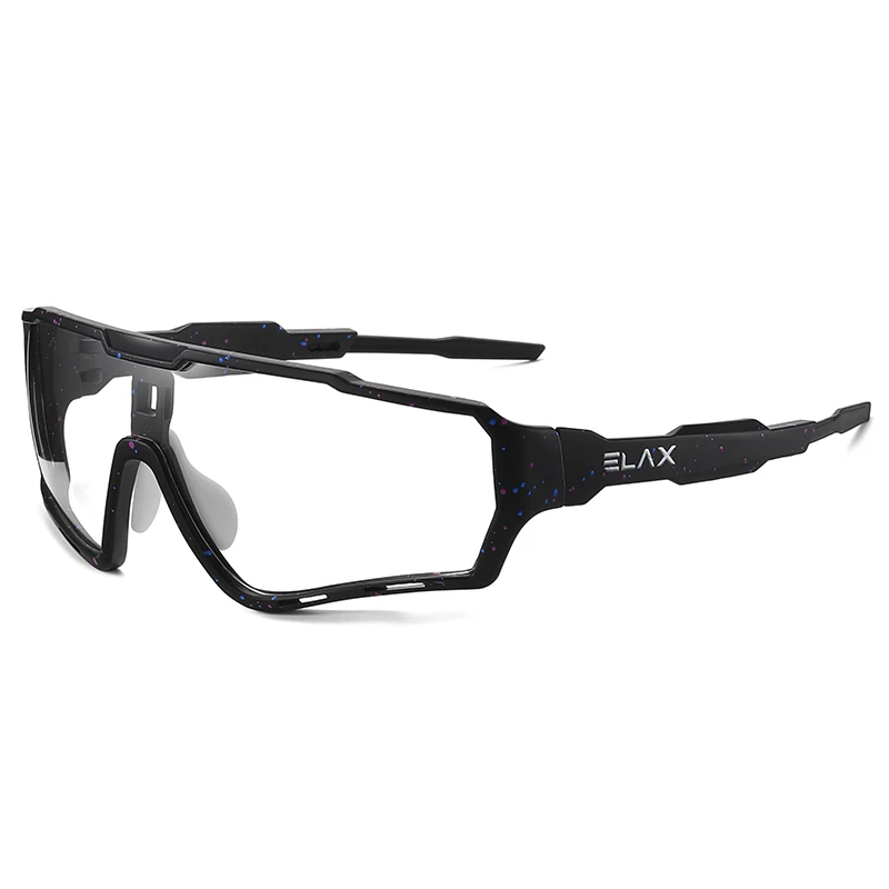 ELAX Photochromic Cycling Bike Glasses Sports Sunglasses Men Women Mtb Bicycle Eyewear