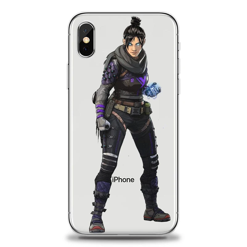Чехол для телефона iPhone XS Max XR 7 8 6 6s Plus Apex Legends Royale Game для iPhone 5 5S SE Мягкий силиконовый чехол из ТПУ - Цвет: TPU