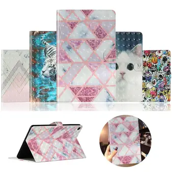 

Cartoon Leather Case For Samsung Galaxy Tab A 10.1 2019 SM-T510 SM-T515 T510 T515 Flip Stand Cover Case For Samsung Tab A 10.1"