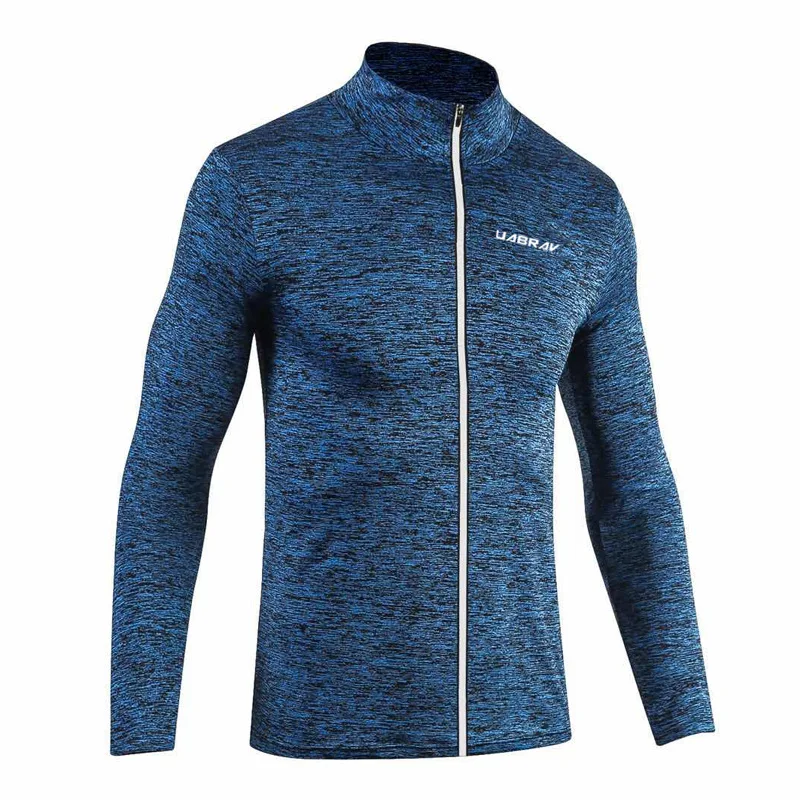 

Men's Sport Jacket Compression Jogging Sweatshirt Quick Dry Bodybuilding Sportswear Running Jacket Outdoor Gym Fitness Clothing