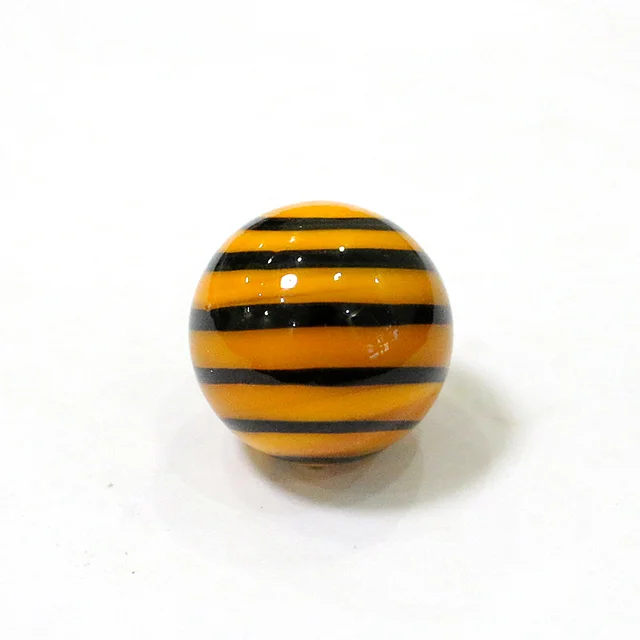 25mm Handmade Glass Marbles Balls Ornament Home Decor Accessories For Fish Tank Vase Aquarium Game Pinball Toy For Kids Children Yellow