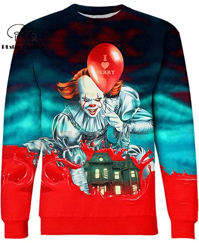 sweatshirt PLstar Космос это Джокер любовь Дерри 3d толстовки/Толстовка Зимний пуловер с длинными рукавами Мода Harajuku уличная одежда - Цвет: sweatshirt