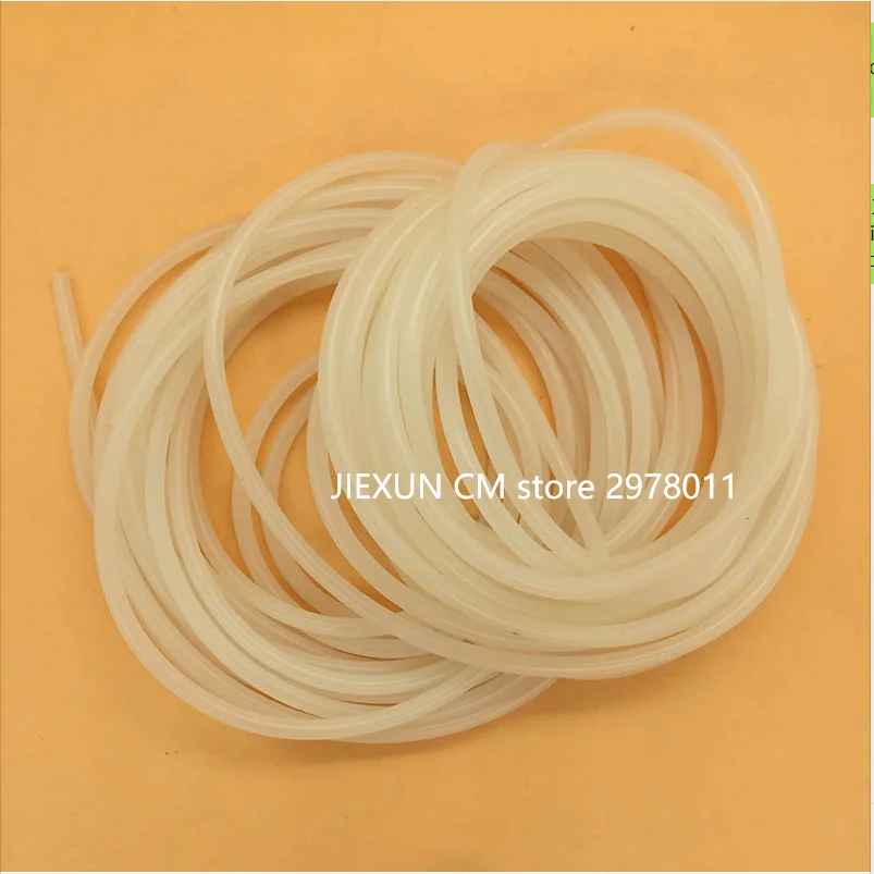 Tubulação Macia da Tubulação 4*2 mm 5*3 mm 6*4 mm do Tubo da Tinta do Silicone de Medidores Tubulação para a Parte Superior da Bomba de Tinta Tampão Seringa Roland Mutoh Mimaki Xuli Impressora - Imagem 4