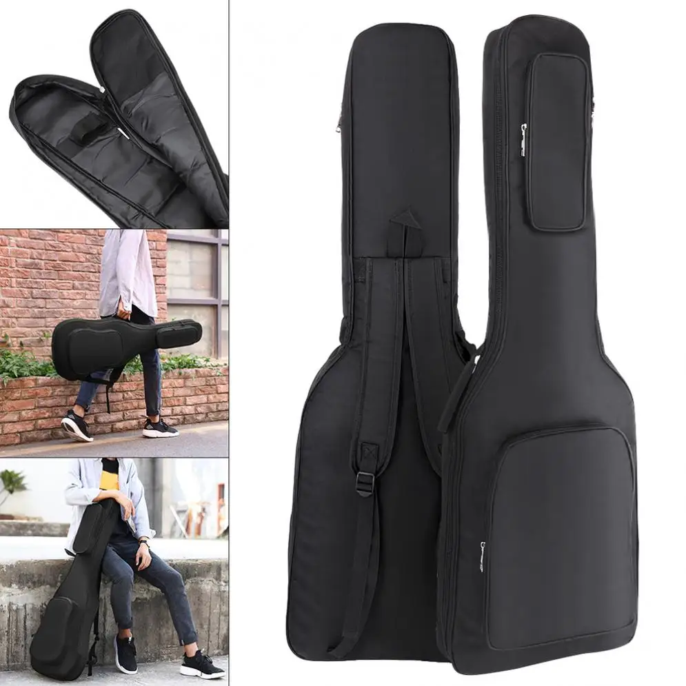 101x33x6 см Оксфордский тканевый чехол для электрогитары Gig Bag с двумя ремешками 8 мм