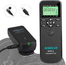 Aodelan câmera sem fio temporizador obturador liberação de controle remoto para nikon d850, d5200, d3100, d5000, d7200, substituir MC-DC2,MC-36