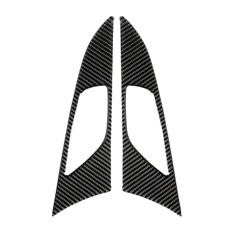 

2X Carbon Fiber Car Interior Handle Panel Frame Interior Decoration Accessories for Mazda 3 Axela2014 2017-2018