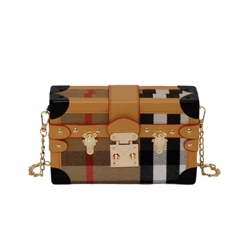 

Luxury Brand Square Women Pu Leather Handbags 2020 Ins New Popular Chains Ladies Shoulder Bag Female Fashion Girl Messenger Bag