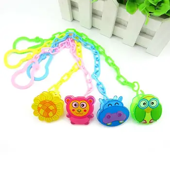 

New Baby Pacifier Chain Clip Animal Cartoon Baby Pacifier Anti lost